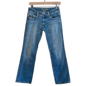 Miss Me Distressed Cropped Jeans- Size 4‎